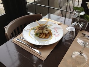 Fleur de Thym aux Sables d'Olonne : Dos de cabillaud croustillant au pain d'épices